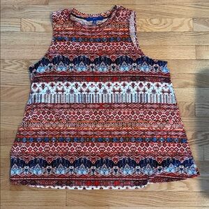 Apt. 9 Multicolor Geometric Print Top/Tunic
